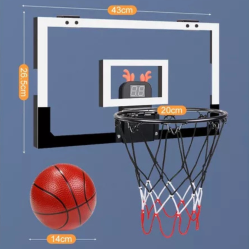 Coș de Baschet cu Scor Electronic – Jucărie Interactivă pentru Copii
