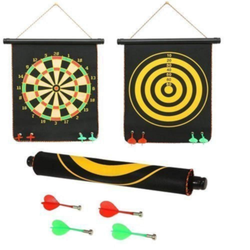 Set de darts magnetic cu țintă dublă