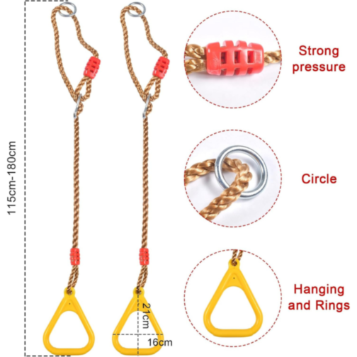 Inele Gimnastice pentru Copii – Distracție și Exerciții în Siguranță (culoare aleatorie)