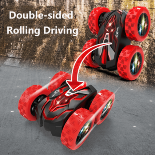 Mașinuță Stunt 360° cu Telecomandă și Ceas (culoare aleatorie)