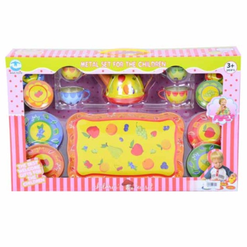 Set pentru Micul Dejun din 14 Piese, Metalic