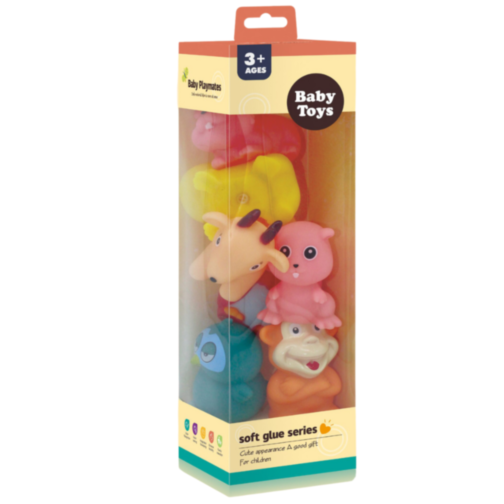 Set 7 Figurine Animăluțe Moi de Baie