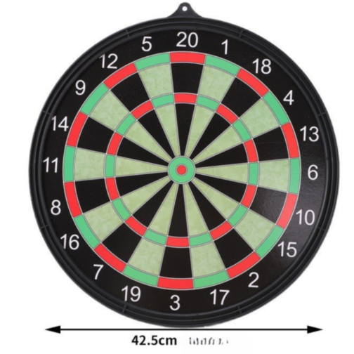 Tablă de Darts Magnetică Dublă 42 cm – Joc Interactiv cu 6 Săgeți