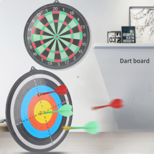 Tablă de Darts Magnetică Dublă 42 cm – Joc Interactiv cu 6 Săgeți