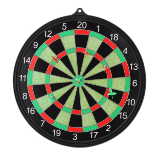 Tablă de Darts Magnetică Dublă 42 cm – Joc Interactiv cu 6 Săgeți