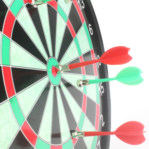 Tablă de Darts Magnetică Dublă 42 cm – Joc Interactiv cu 6 Săgeți
