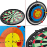 Tablă de Darts Magnetică Dublă 42 cm – Joc Interactiv cu 6 Săgeți