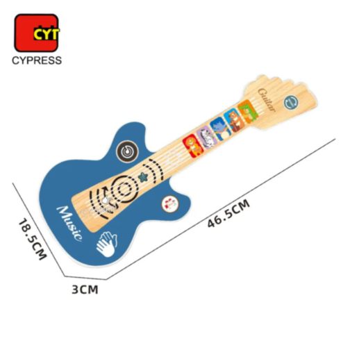 Chitară Electrică Interactivă pentru Copii cu Funcție Touch și Sunete Muzicale (culoare roșu)