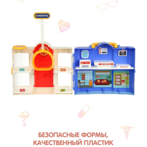 Set Spital Veterinar – Joc de Rol cu Animăluțe și Accesorii
