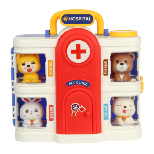 Set Spital Veterinar – Joc de Rol cu Animăluțe și Accesorii