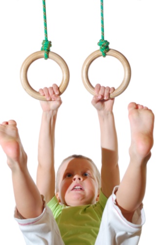 Inele Gimnastica din Lemn, diam.14cm