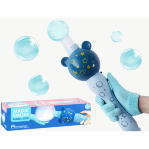Baghetă Magică cu Bule și Fum pentru Copii