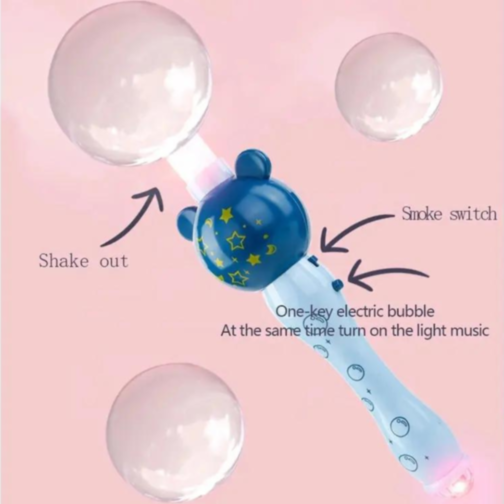 Baghetă Magică cu Bule și Fum pentru Copii