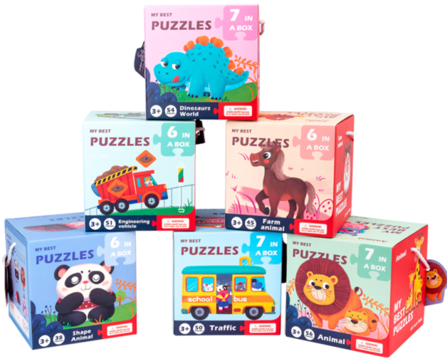 Set Bebe-Puzzle 6 în 1