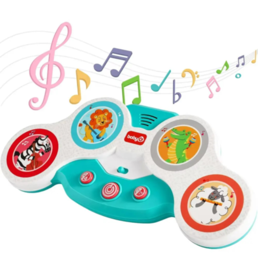 Tobă Interactivă pentru Copii - Jucărie Muzicală Educativă (culoare aleatorie)