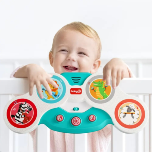 Tobă Interactivă pentru Copii - Jucărie Muzicală Educativă (culoare aleatorie)