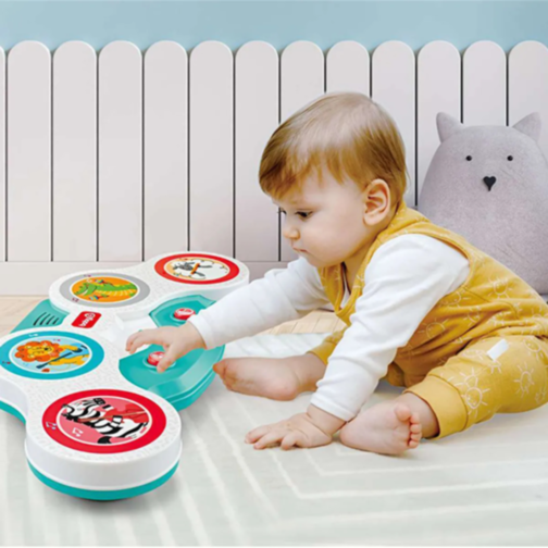Tobă Interactivă pentru Copii - Jucărie Muzicală Educativă (culoare aleatorie)