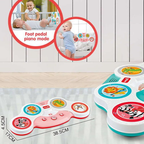 Tobă Interactivă pentru Copii - Jucărie Muzicală Educativă (culoare aleatorie)