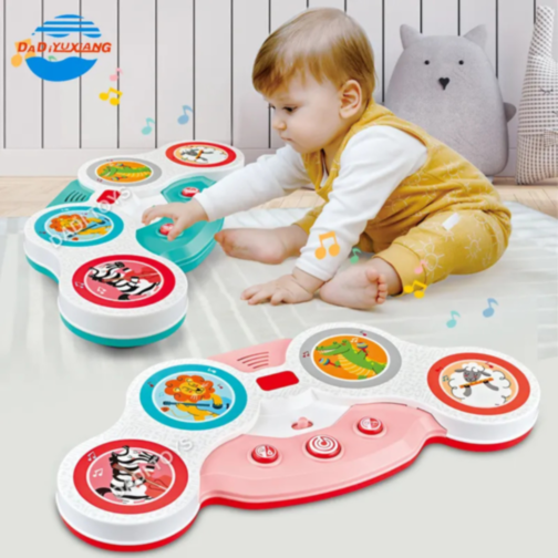 Tobă Interactivă pentru Copii - Jucărie Muzicală Educativă (culoare aleatorie)