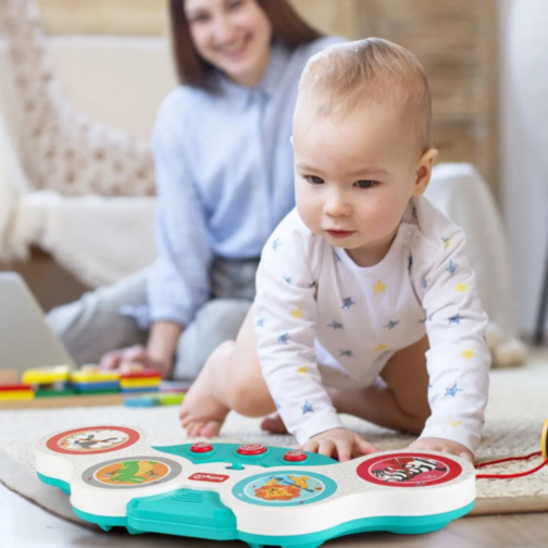 Tobă Interactivă pentru Copii - Jucărie Muzicală Educativă (culoare aleatorie)