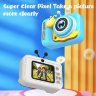 Aparat Foto Digital pentru Copii – Design Creativ Melc, Funcții Video și Jocuri (culoare aleatorie)