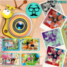 Aparat Foto Digital pentru Copii – Design Creativ Melc, Funcții Video și Jocuri (culoare aleatorie)