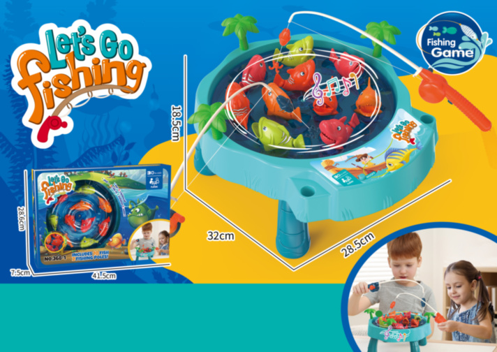Joc Interactiv de Pescuit pentru Copii – Let's Go Fishing