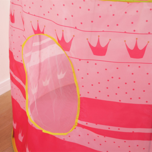 Cort de Joacă Castel Roz pentru Copii, Design de Prințesă, pentru Interior și Exterior