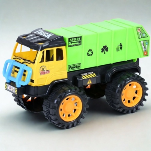 Camion de gunoi pentru copii, jucărie reciclare