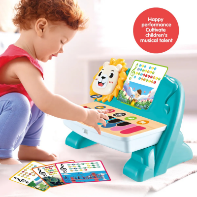 Pian Muzical Interactiv cu Leu pentru Copii (culoare aleatorie) | image