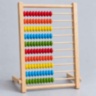 Numărătoare din lemn cu 100 de bile colorate