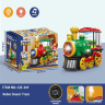 Tren Interactiv cu Efect de Fum și Lumini (culoare aleatorie)