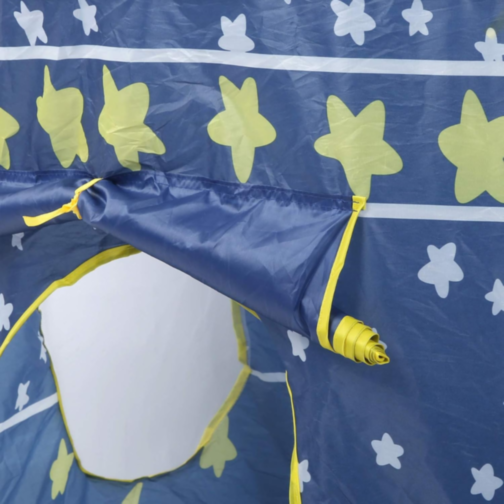 Căsuță de Joacă Tip Cort Castel pentru Copii, Design cu Stele și Lună, 135 cm