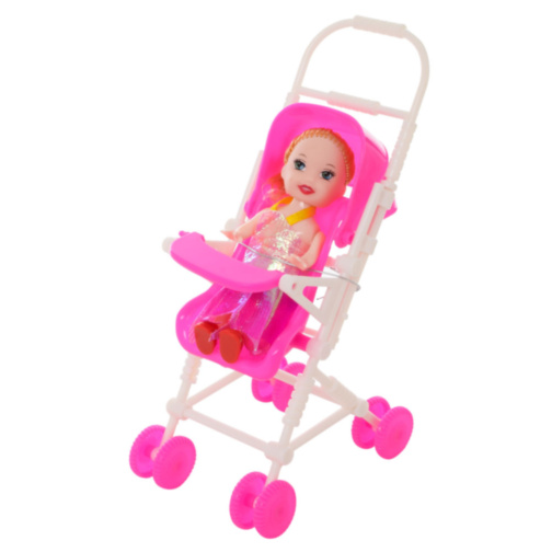 Păpușică Mini cu Cărucior