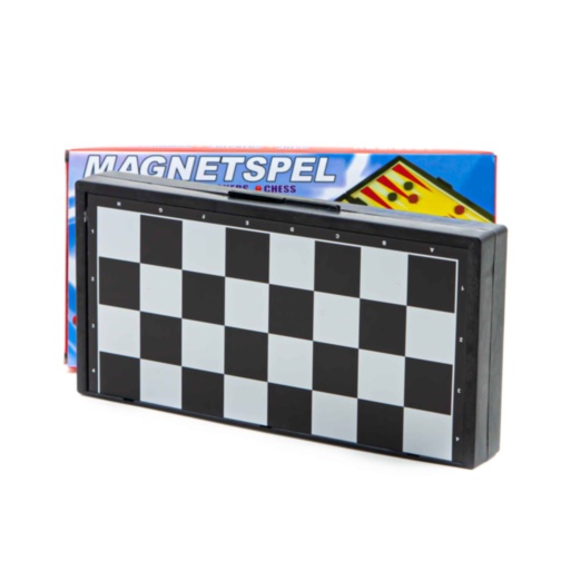 Joc de Dame, Șah și Table , set 3 în 1 Magnetic, 24cm