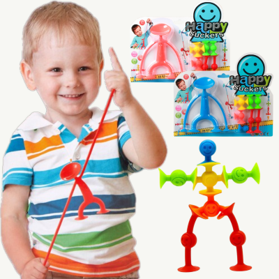 Figurine creative cu ventuze „Happy Suckers” | image