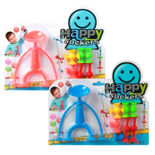 Figurine creative cu ventuze „Happy Suckers”