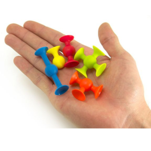 Figurine creative cu ventuze „Happy Suckers”