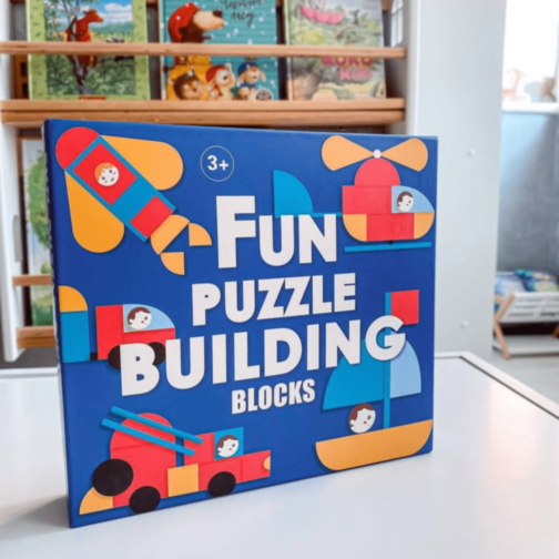 Tangram Educațional cu Vehicule – Joc de Construcție și Logică pentru Copii