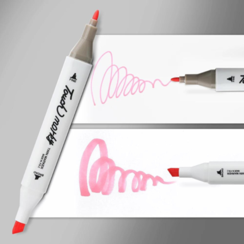 Set Markere cu Două Vârfuri - 48 Culori