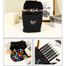 Set de 36 Markere Colorate Dublu Vârf cu Husă Compactă