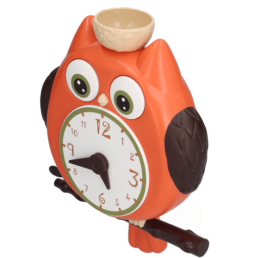 Bufniță cu Ceas și Jet de Apă pentru Baie (culoare aleatorie)