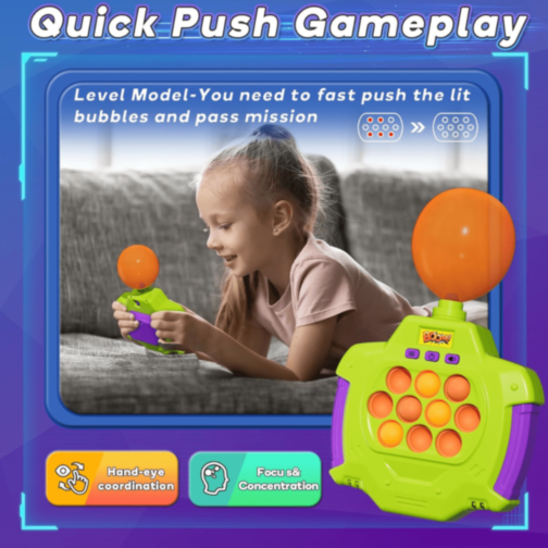 Quick Burst Joc Interactiv cu Balon și Lumini