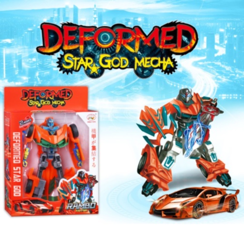 Robot transformabil mașină sport 2 în 1 (model aleatoriu)