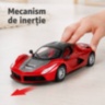 Mașină sport cu inerție și uși care se deschid