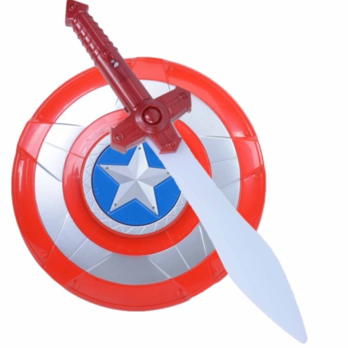 Set Captain America, Scut și Sabie, Ambele cu Lumini și Sunete