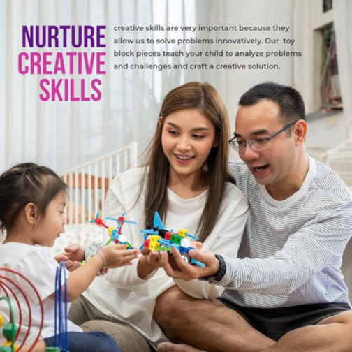 Set de construcție Puzzle Blocks 2 în 1 – 89 de piese