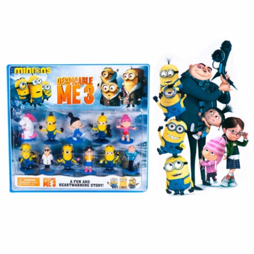 Set 11 Figurine Minioni din  Sunt un mic Ticălos 3