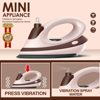 Fier de călcat mini electric pentru copii | image