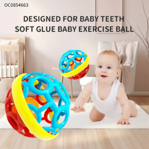 Minge Interactivă cu Sunet pentru Bebeluși (culoare aleatorie)